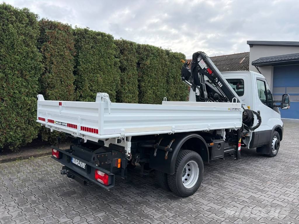 Iveco Daily 72-180 HIAB XS055 + Kipper Meiller Autojeřáby, hydraulické ruky