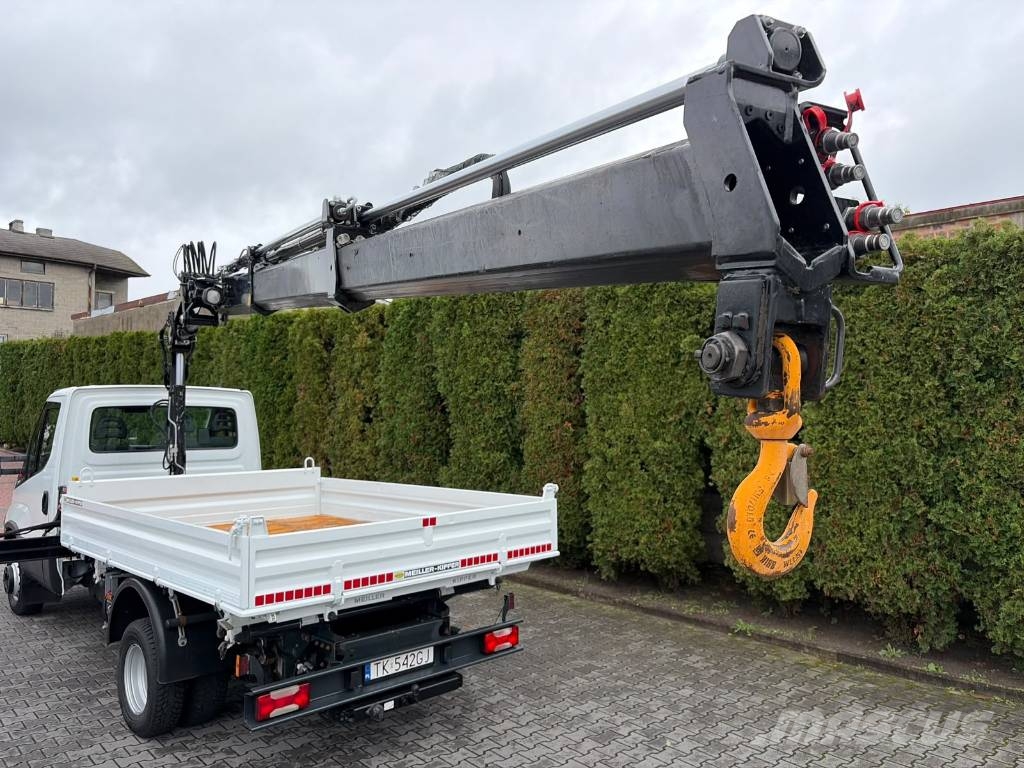 Iveco Daily 72-180 HIAB XS055 + Kipper Meiller Autojeřáby, hydraulické ruky