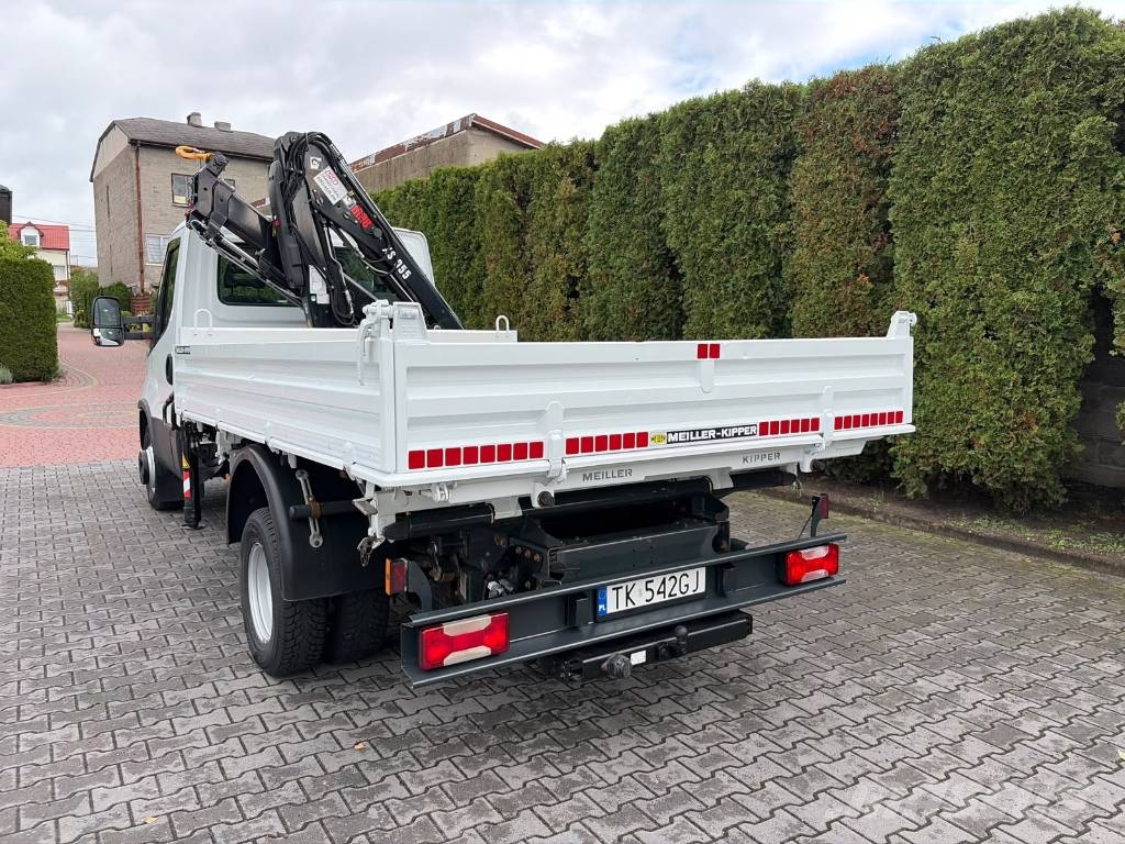 Iveco Daily 72-180 HIAB XS055 + Kipper Meiller Autojeřáby, hydraulické ruky