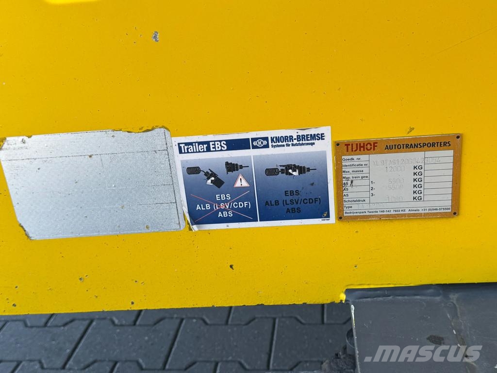 MAN TGM 15.290 Falkom + AHW Tijhof opbouw 5 lader comb Vehicle transporters