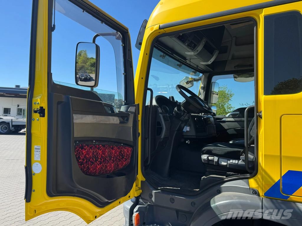 MAN TGM 15.290 Falkom + AHW Tijhof opbouw 5 lader comb Cegonhas