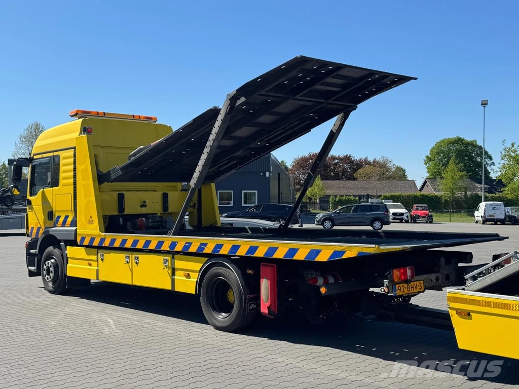 MAN TGM 15.290 Falkom + AHW Tijhof opbouw 5 lader comb Vehicle transporters