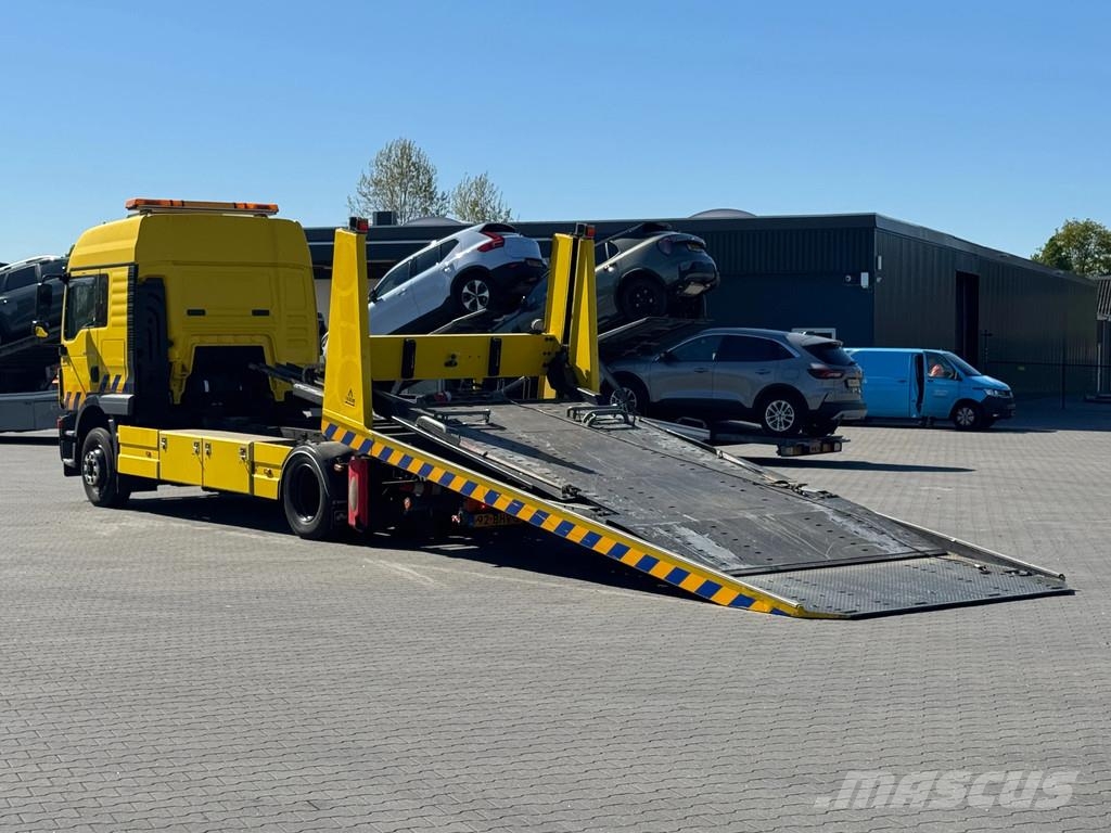 MAN TGM 15.290 Falkom + AHW Tijhof opbouw 5 lader comb Cegonhas