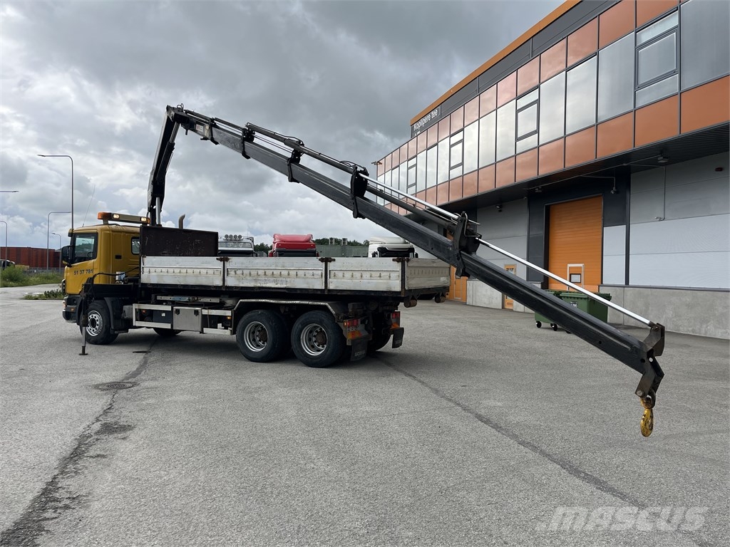 Scania Scania P310 6x2+CRANE 16552+STAKE BODY+TIPPER Smagās mašīnas ar celtni
