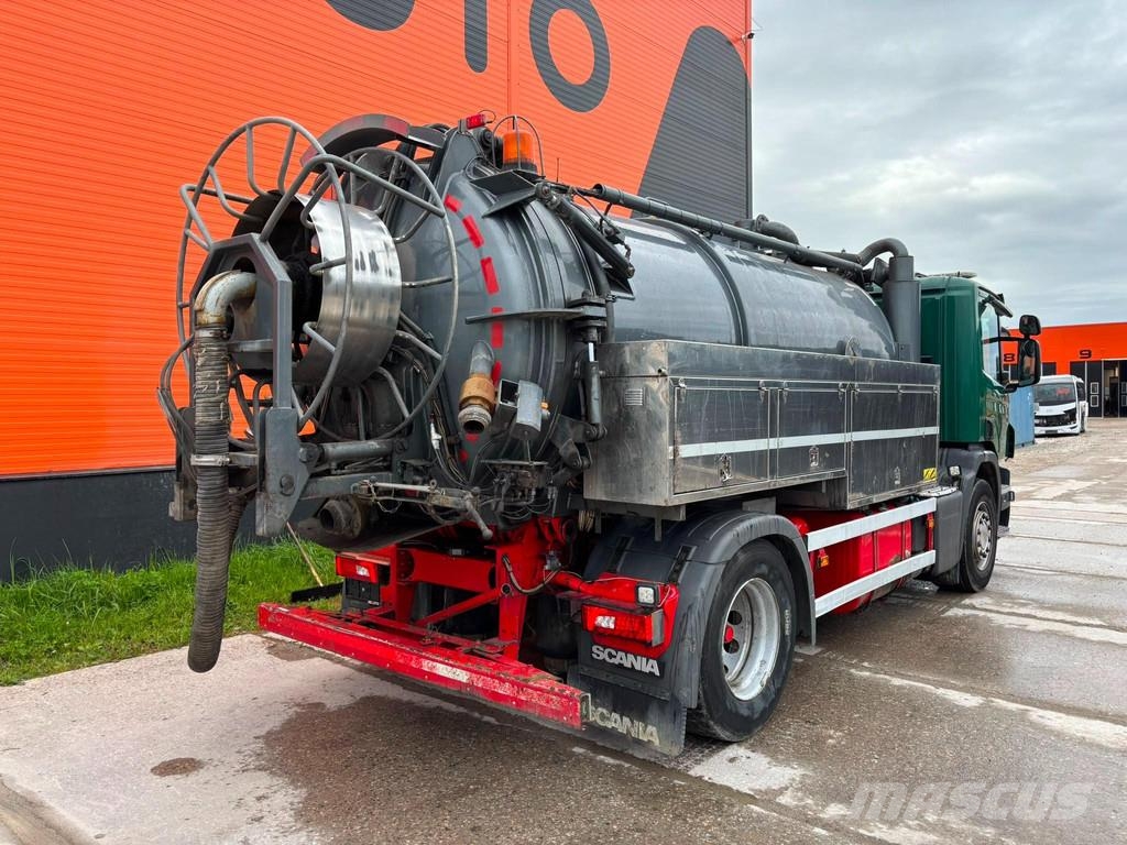 Scania P 320 4x2 Korp&Son tank 9500 l ( 8000+1500 l ) yea Camion vidanje