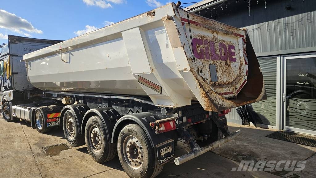 Carnehl CHKS/HH - 3 AXLE MULDA TRAILER - LIFTING AXLE Tipper semi-trailers