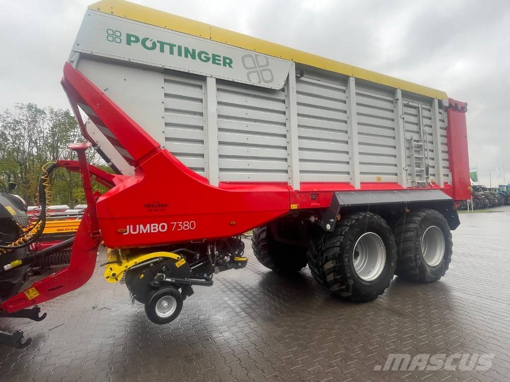 Pöttinger Jumbo 7380 自动装载拖车