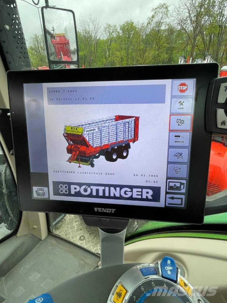 Pöttinger Jumbo 7380 自动装载拖车
