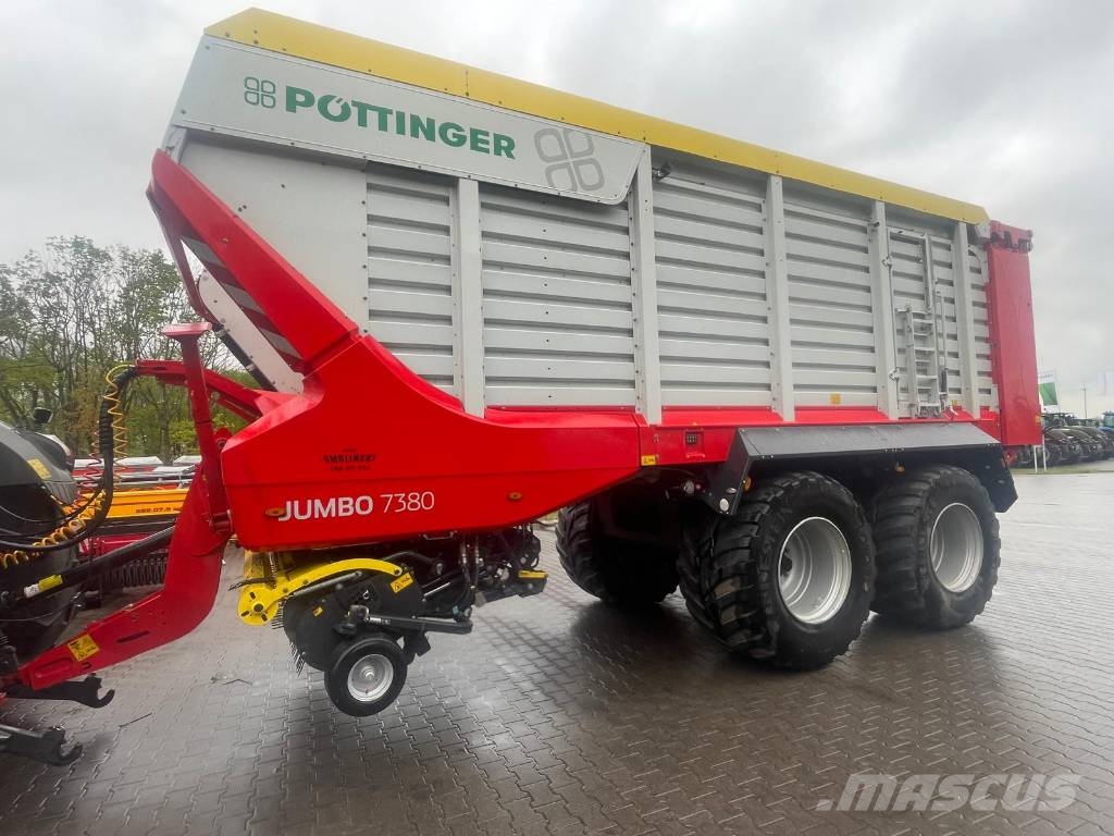 Pöttinger Jumbo 7380 自动装载拖车