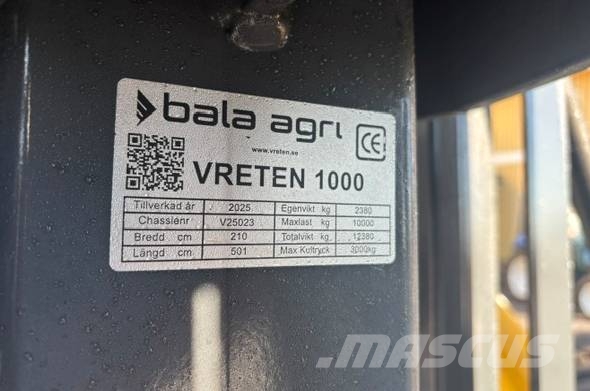 Vreten 1000 Skogsvagn Ostale prikolice