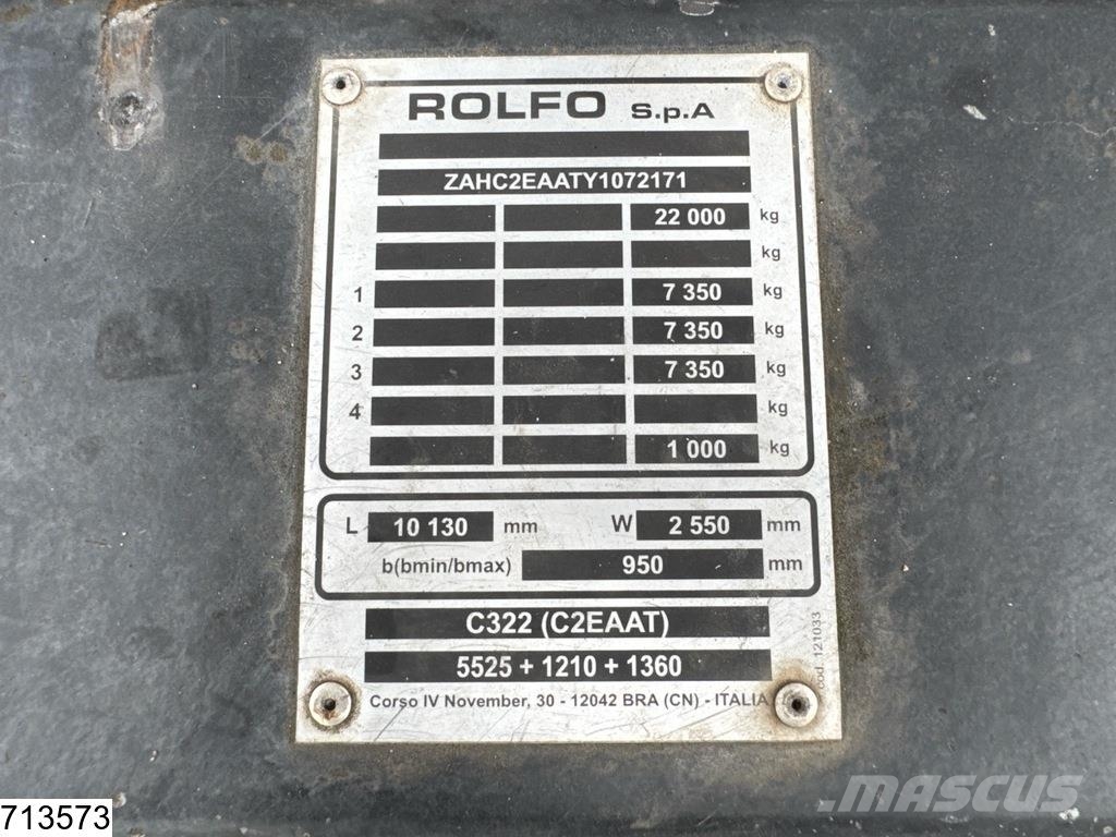 Volvo FM 460 6x2, EURO 6, Standairco, Rolfo, Combi Autotransporteri