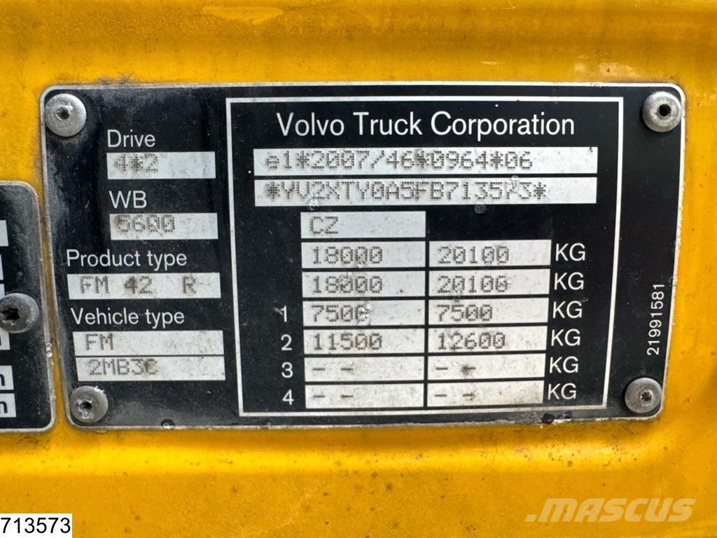 Volvo FM 460 6x2, EURO 6, Standairco, Rolfo, Combi Autotransporteri