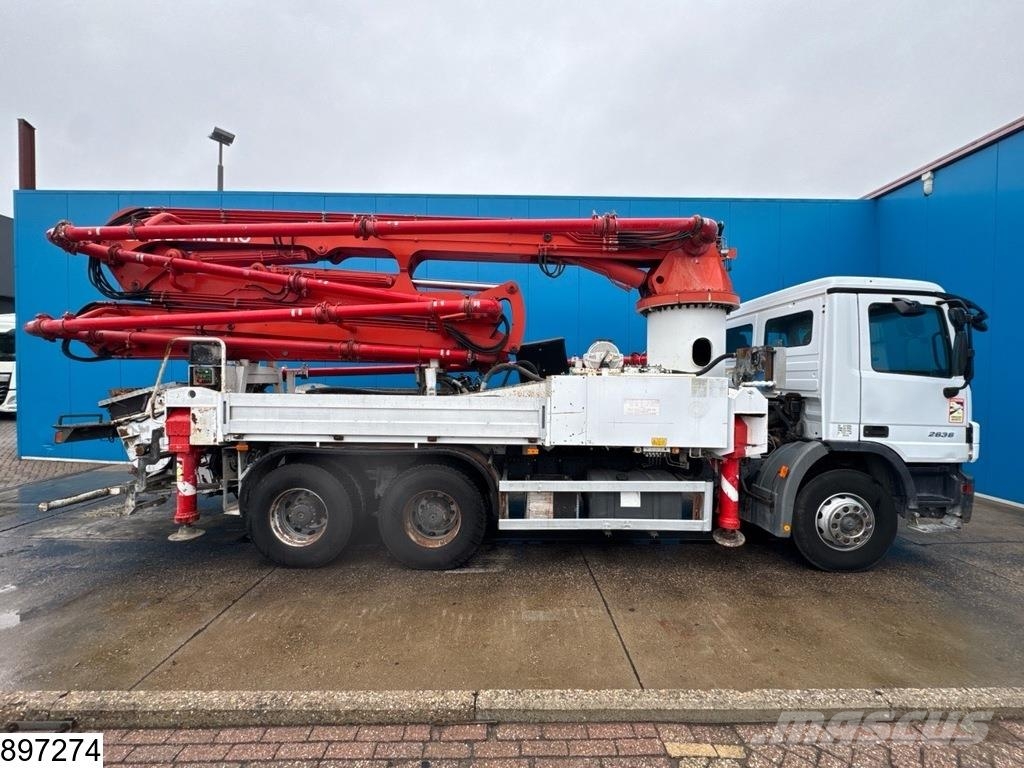 Mercedes-Benz Actros 2636 6x4, EURO 3, CIFA METRO 31, Steel Kamionske črpalke za beton