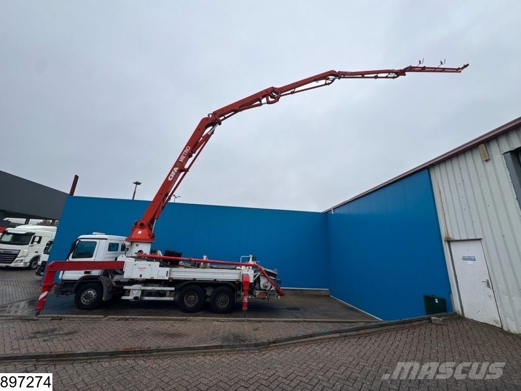 Mercedes-Benz Actros 2636 6x4, EURO 3, CIFA METRO 31, Steel Kamionske črpalke za beton