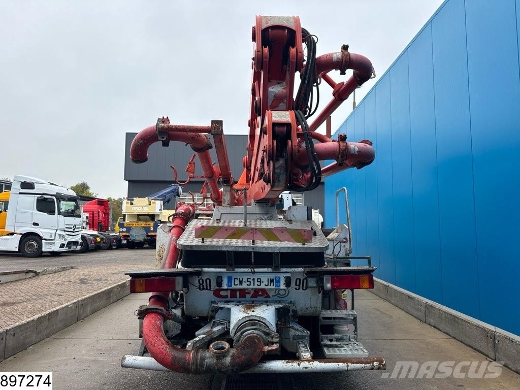 Mercedes-Benz Actros 2636 6x4, EURO 3, CIFA METRO 31, Steel Kamionske črpalke za beton