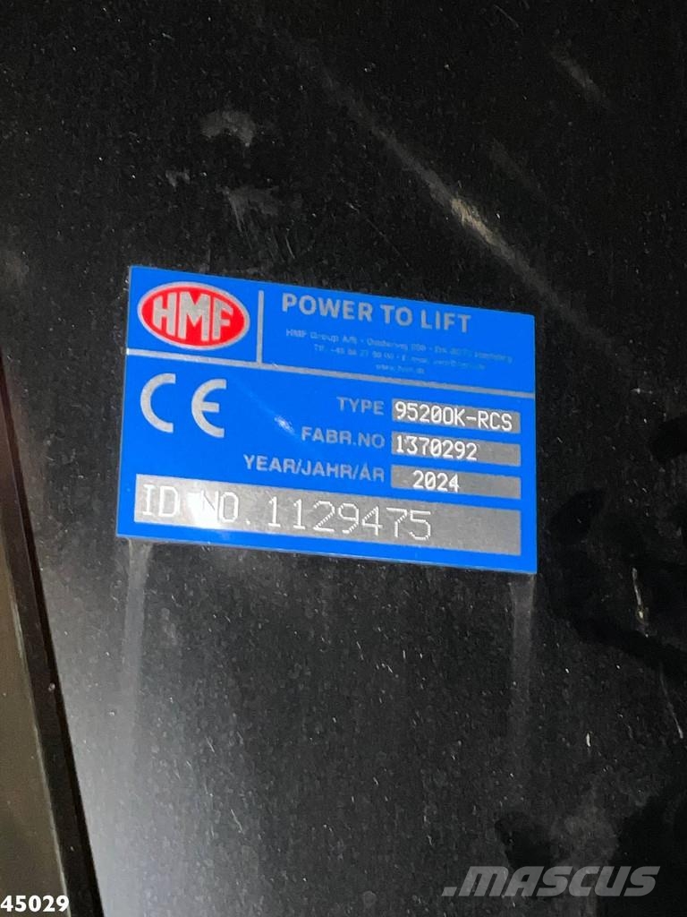 DAF FAX XF 530 Euro 6 HMF 95 Tonmeter laadkraan + Fly- Mobiilinosturit