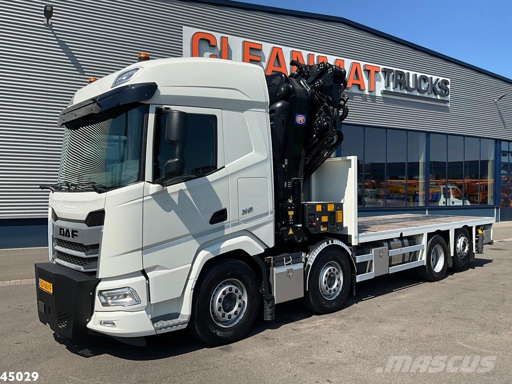 DAF FAX XF 530 Euro 6 HMF 95 Tonmeter laadkraan + Fly- Mobiilinosturit