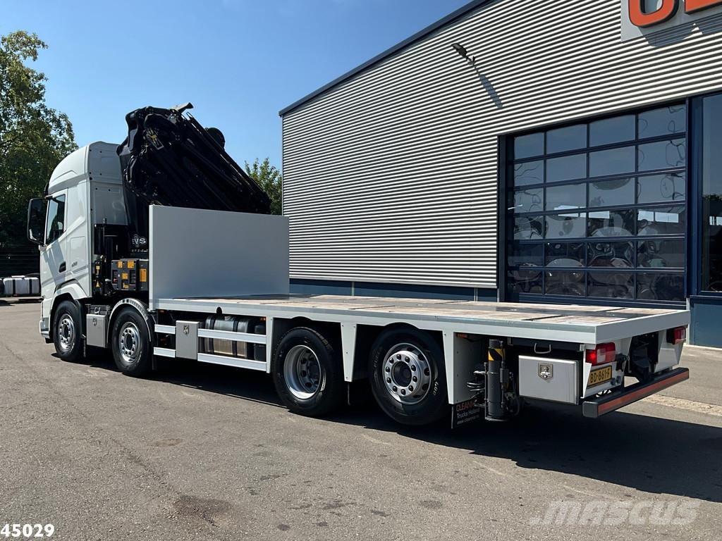DAF FAX XF 530 Euro 6 HMF 95 Tonmeter laadkraan + Fly- Mobiilinosturit