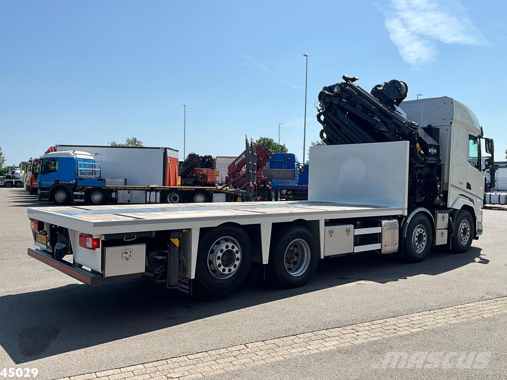 DAF FAX XF 530 Euro 6 HMF 95 Tonmeter laadkraan + Fly- Mobiilinosturit