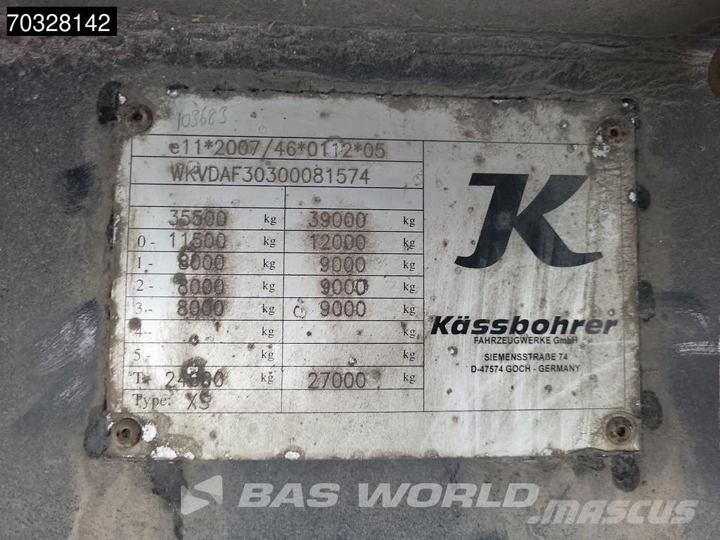 Kässbohrer XS 5 axles Palletbox Schuifzeilen