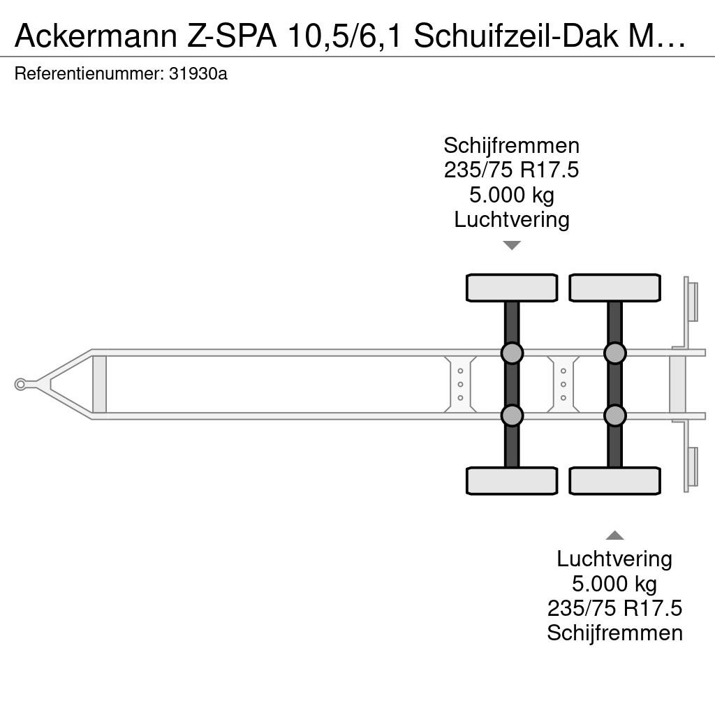 Ackermann Z-SPA 10,5/6,1 Schuifzeil-Dak Met Alu Borden / 10. Tents
