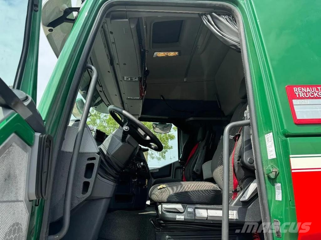 Renault T HIGH 520 6X2 EURO 6 + PALFINGER PK16002 ROTOR FU Flatbed / Dropside trucks