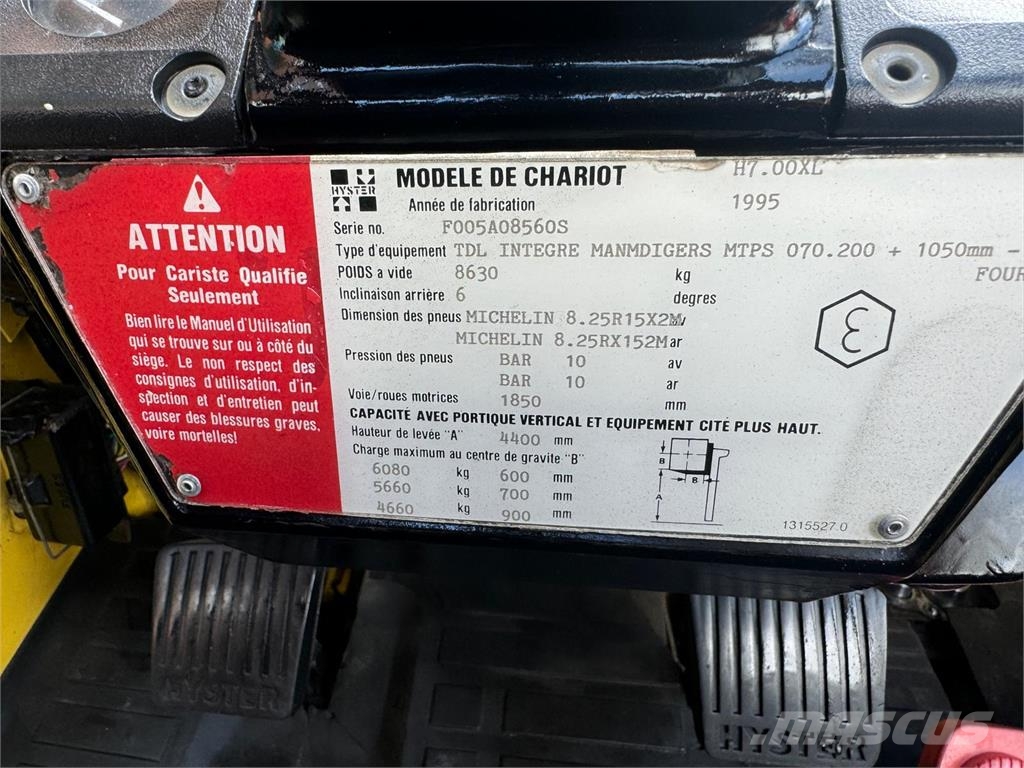 Hyster H 7.0 XL Camiones LPG
