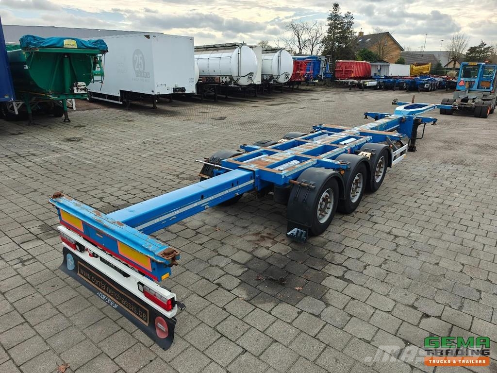 Pacton TXC343 3-axle Valx - Multi - Disc brakes - Lift ax Полуприцепы-Контейнеровозы