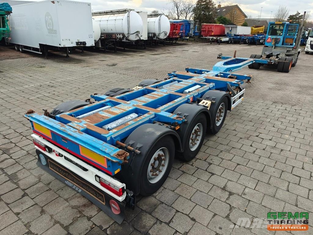 Pacton TXC343 3-axle Valx - Multi - Disc brakes - Lift ax Полуприцепы-Контейнеровозы