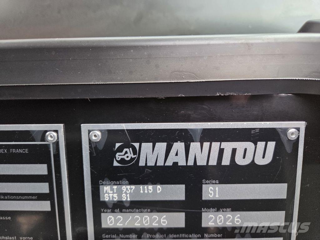 Manitou MLT 937-115 D ST5 S1 Manipuladores telescópicos agrícolas