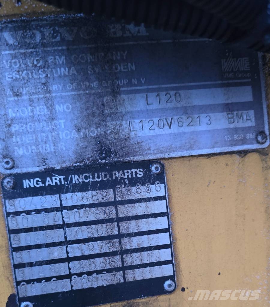 Volvo L 120 Φορτωτές με λάστιχα (Τροχοφόροι)