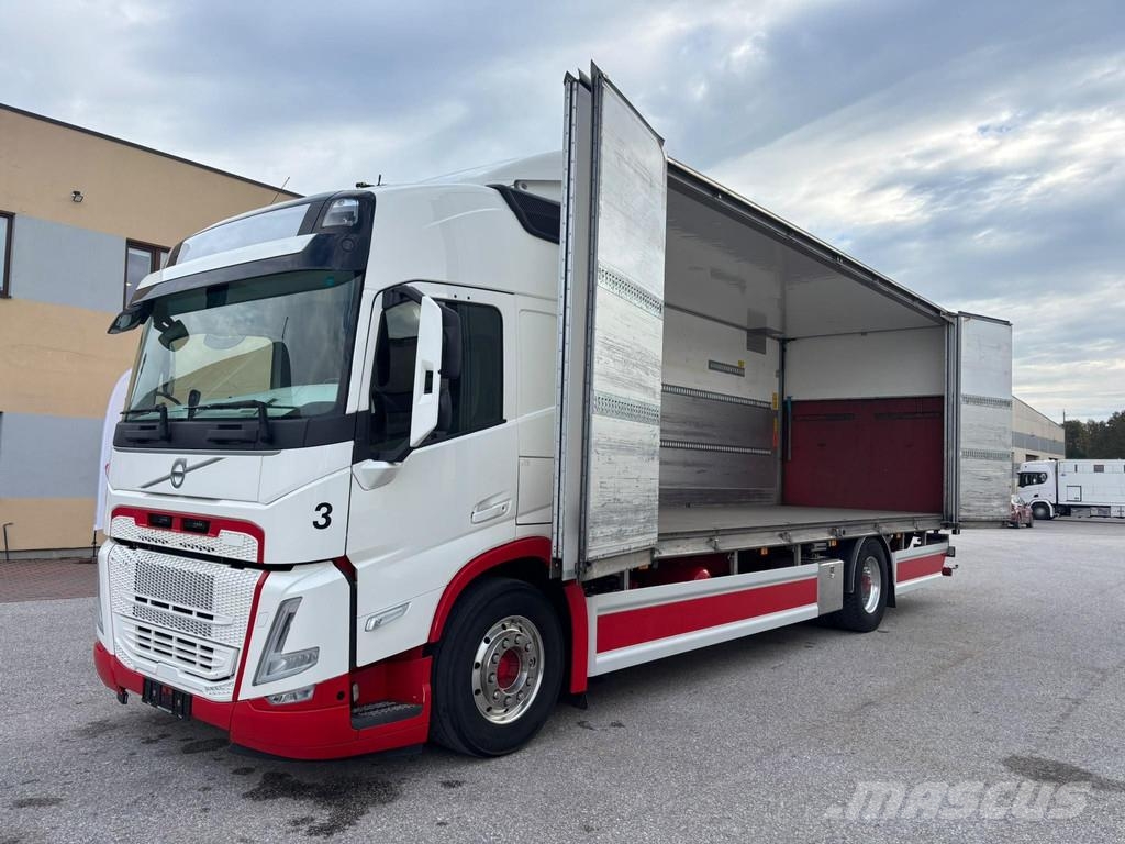 Volvo FM13 420 4x2 EURO6 + SIDE OPENING ボックスボディー、ウイング、箱車