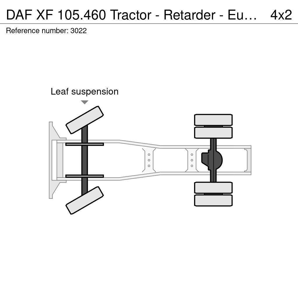 DAF XF 105.460 Tractor - Retarder - Euro 5 - Airco - S Tractor Units