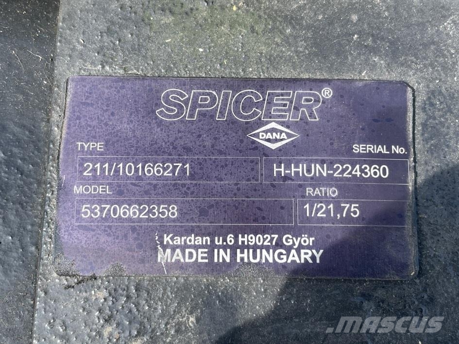 Yanmar 5370662358-Dana Spicer 211/10166271-Axle/Achse/As LKW-Achsen