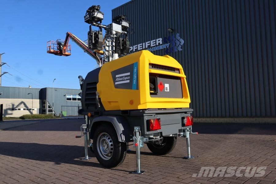 Atlas Copco Hilight H6+ Valid inspection, Max Boom Height 8m, أبراج خفيفة
