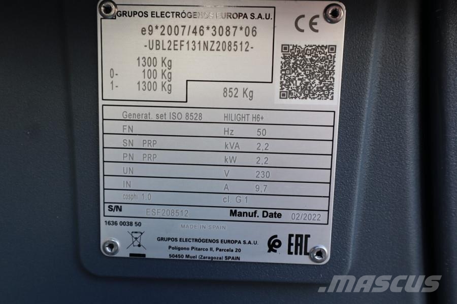 Atlas Copco Hilight H6+ Valid inspection, Max Boom Height 8m, أبراج خفيفة