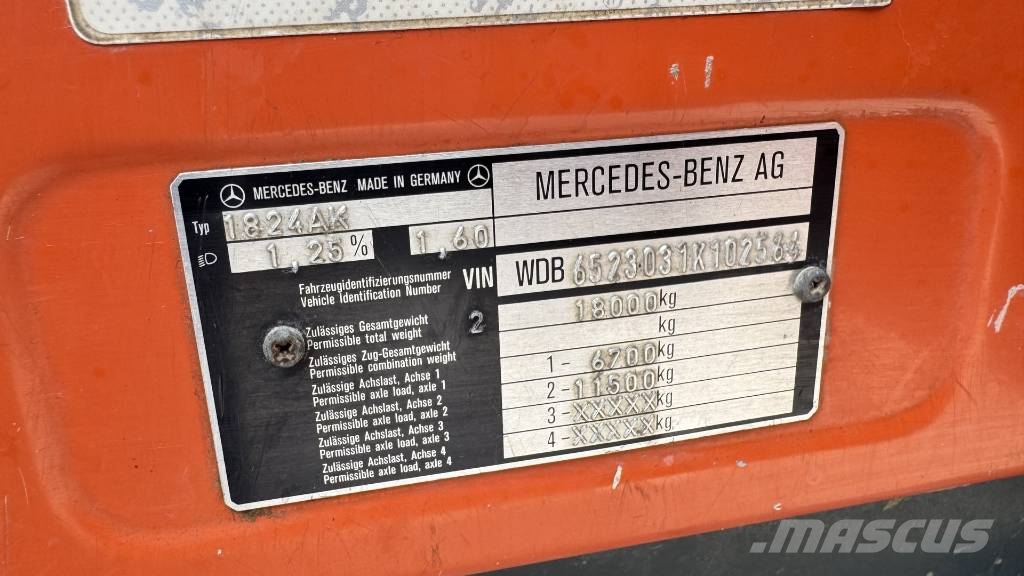 Mercedes-Benz SK 1824 AK 4x4 meiller tipper - TOP Camiones bañeras basculantes o volquetes