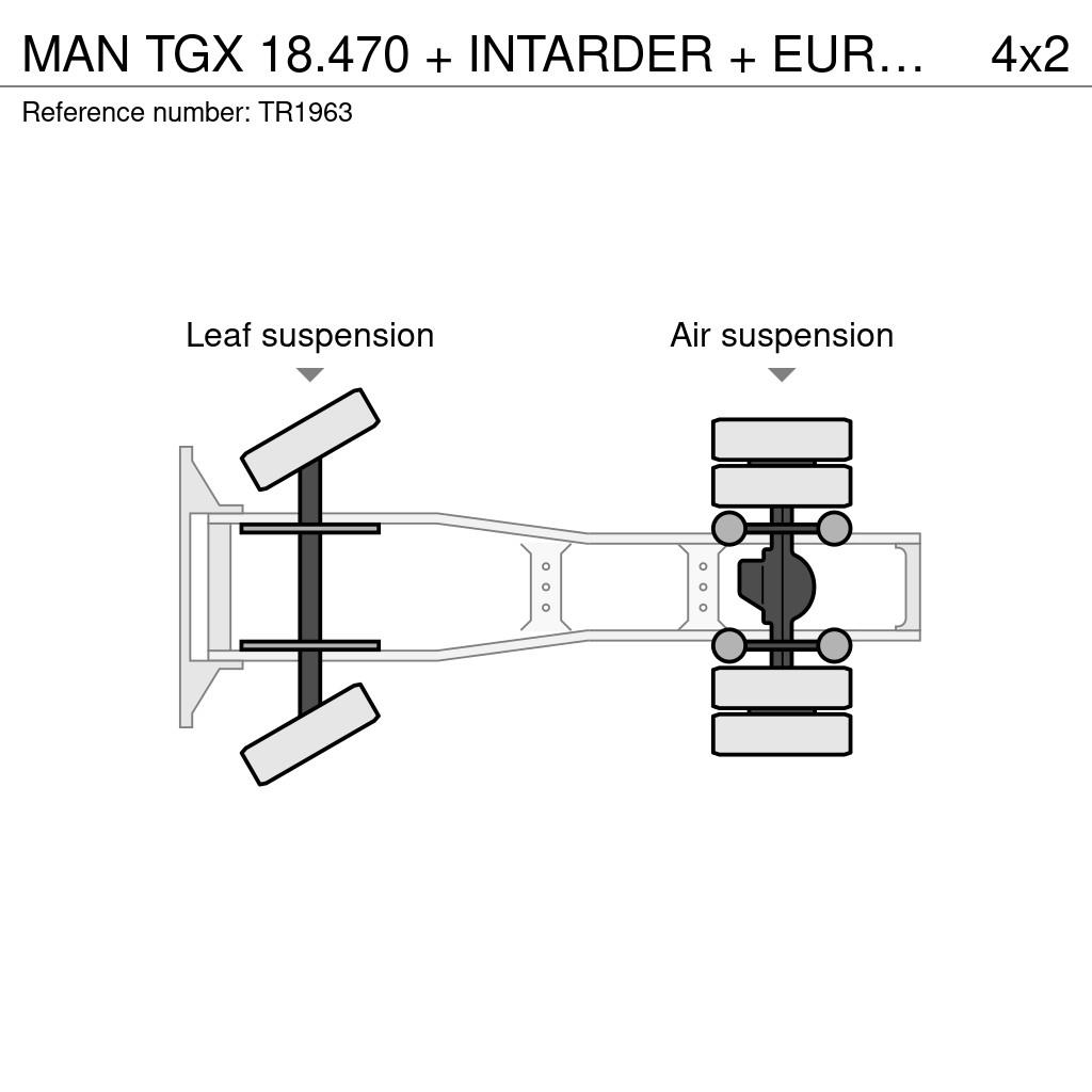 MAN TGX 18.470 + INTARDER + EURO 6 + SMART TACHOGRAPH Tractor Units