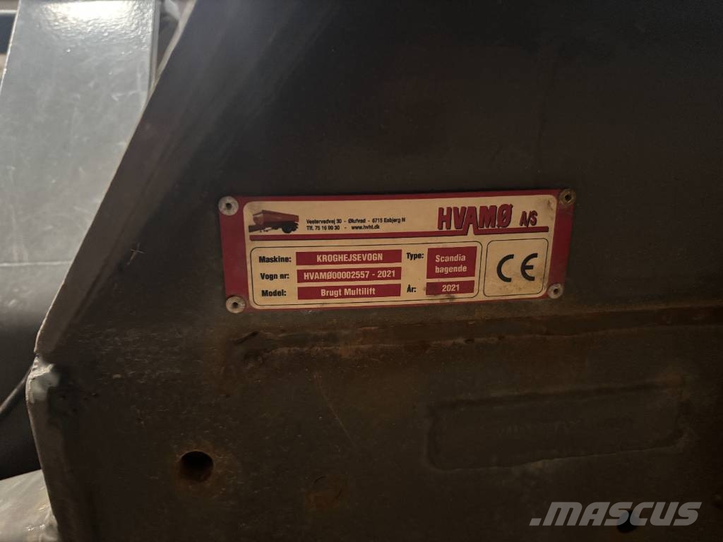 Hvamø Hvamø kroghejsvogn Anhänger mit Hakenlift
