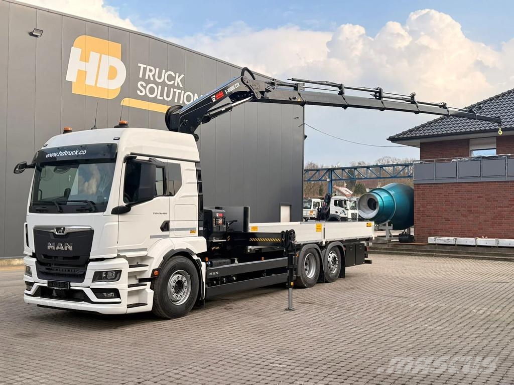 MAN TGS 26.520 MAN TGS 26.520 LL 6x2 Hiab 228-6 Kran Rabljeni žerjavi za vsak teren