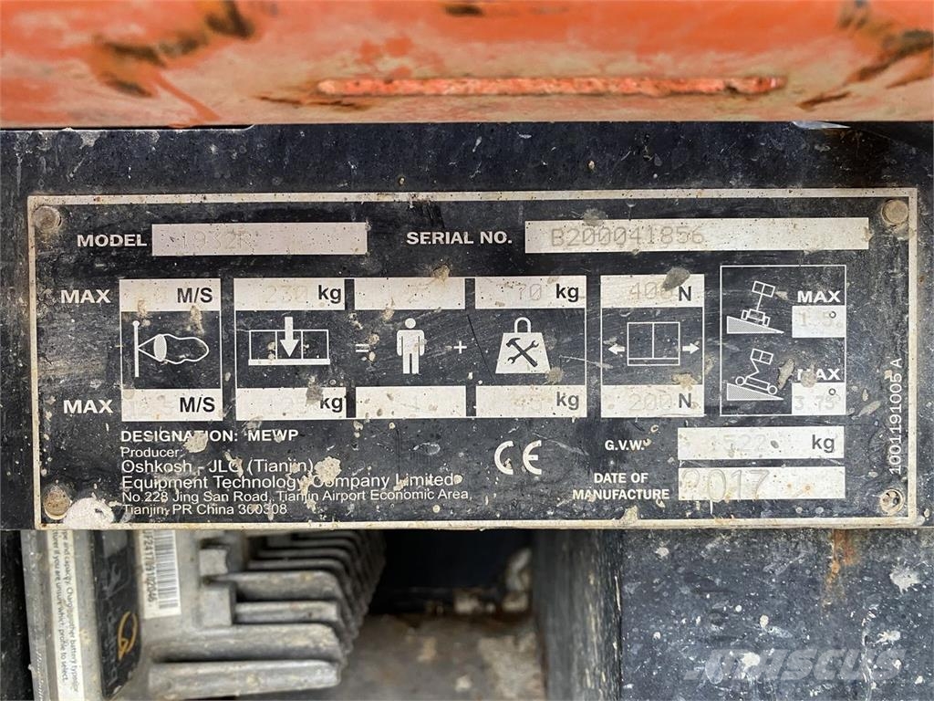 JLG 1932R Käärtõstukid