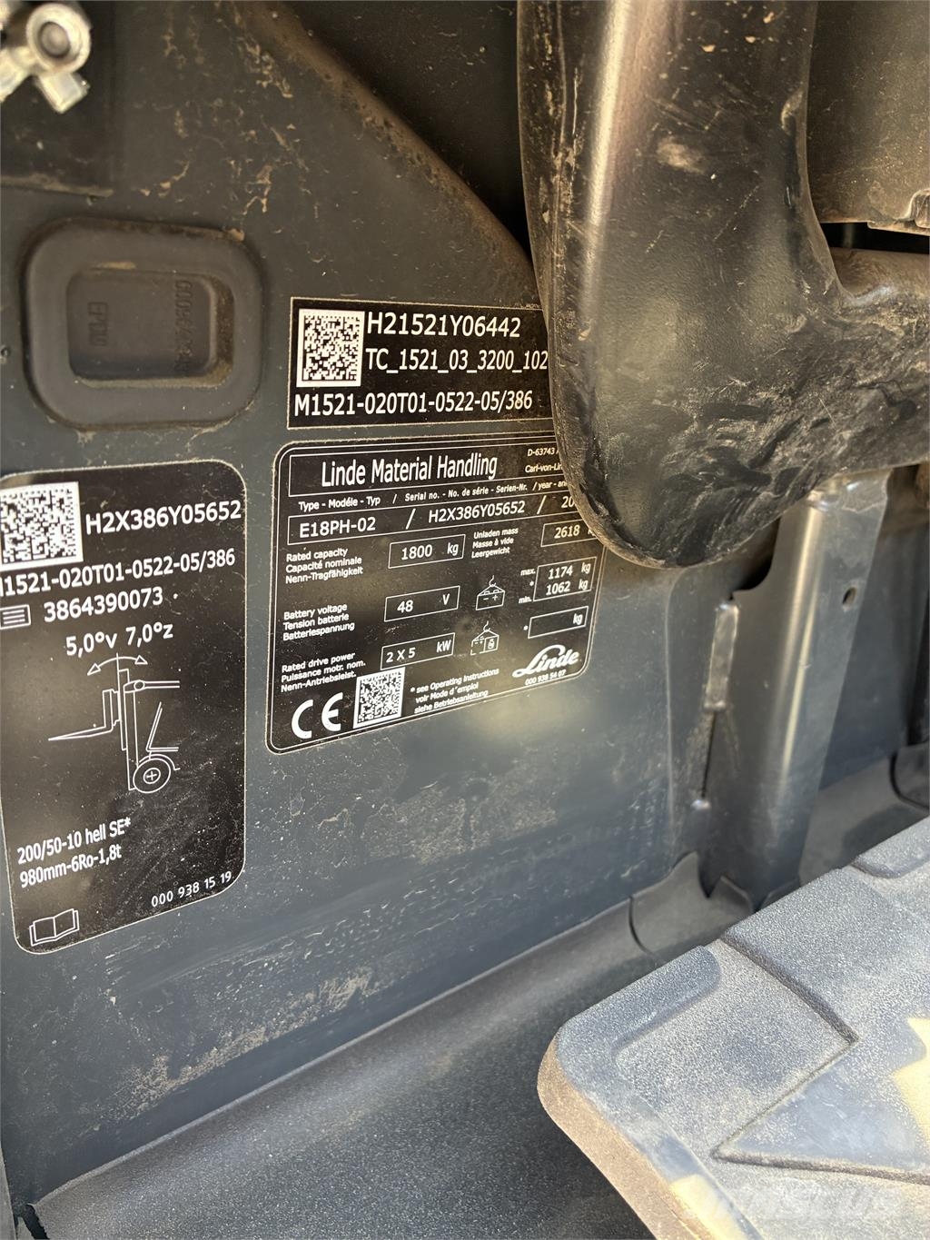 Linde E18PH Electric forklifts