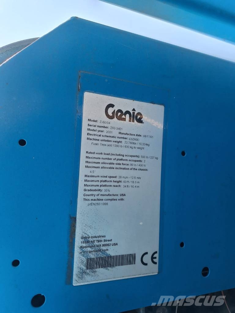 Genie Z 60/34 Knikarmhoogwerkers