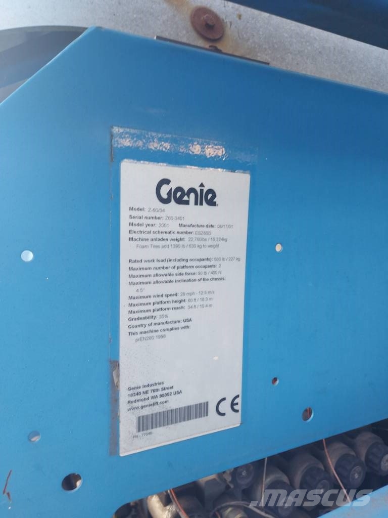 Genie Z 60/34 Knikarmhoogwerkers