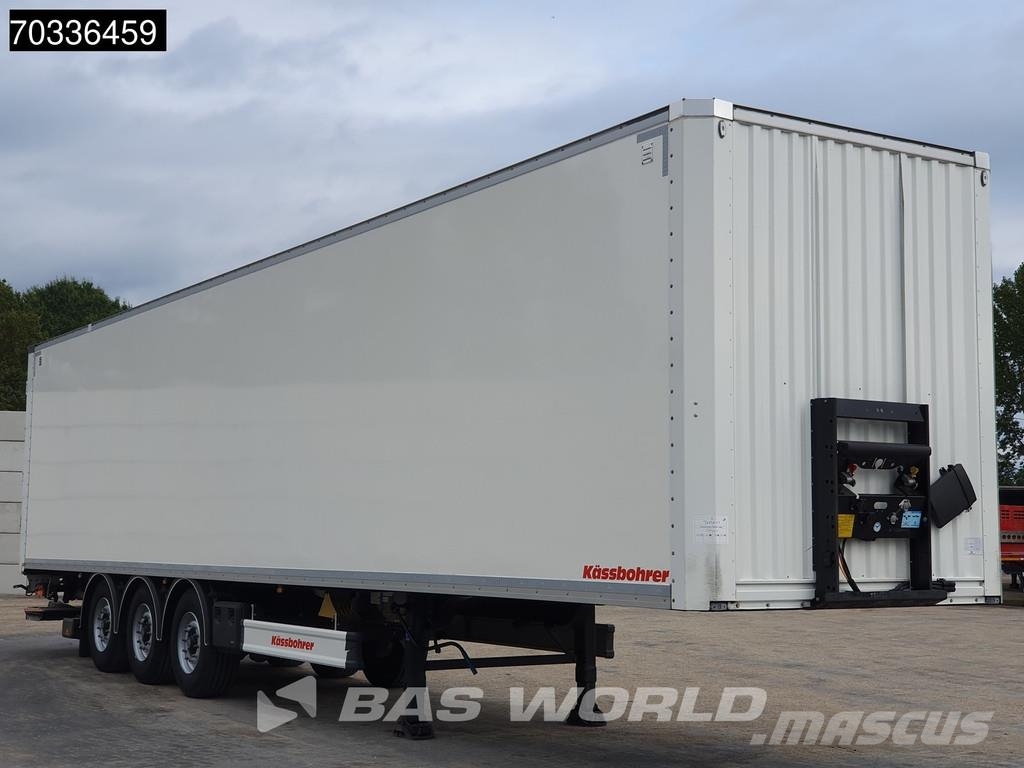 Kässbohrer XS 3 axles Laadklep APK 03/27 2xLiftas Furgoonpoolhaagised