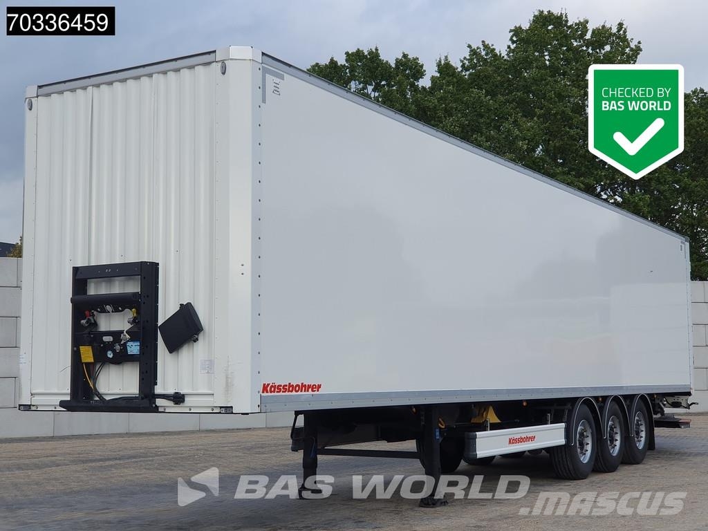Kässbohrer XS 3 axles Laadklep APK 03/27 2xLiftas Furgoonpoolhaagised