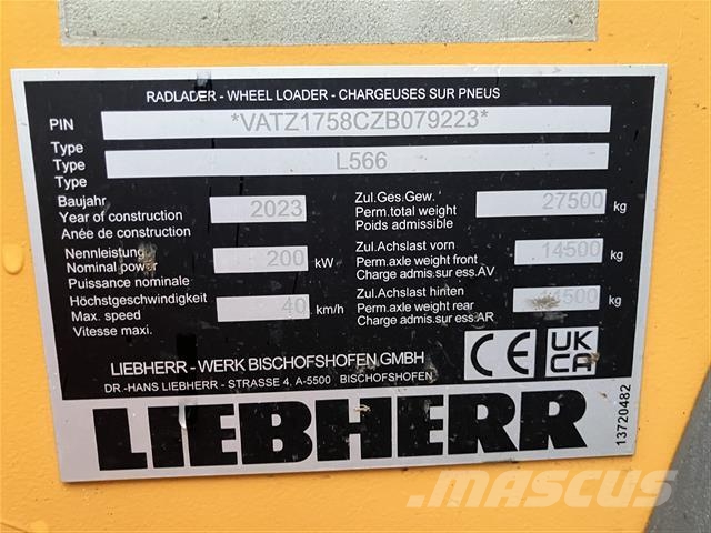 Liebherr L 566 XPower Utovarivači na točkove
