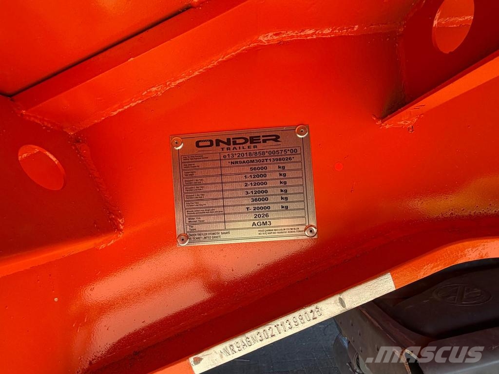 ONDER Low Bed 3 Axle Full Spring 60 Ton Loading ! Zemie treileri
