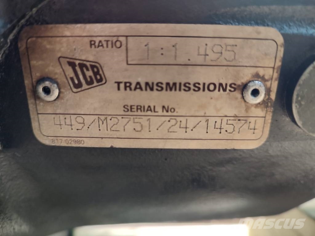 JCB PowerShift gearbox 1:1.495 JCB 542-70 Transmisija