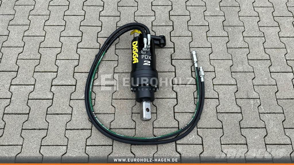  [Digga] Digga PDX2 Erdbohrer Motor mit Schläuchen Τρυπάνια